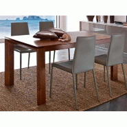 Lot de 2 chaises italiennes Bohème - structure en acier, coloris grège, coutures élégantes_5