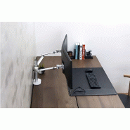 Bras articulé écran double fixe métal SAMY_5