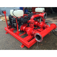 Système fixe de motopompe diesel pour irrigation et relevage