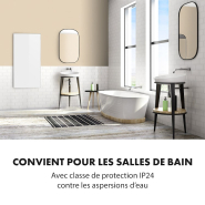 Radiateur infrarouge long - Wonderwall Smart 720 - extra plat, discret, zone d'efficacité jusqu'à 14m²_5