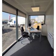 Container aménagé bureaux / open space / salle de réunion / point de vente