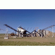 250 t/h - Ligne complète de concassage de minerai de fer avec mâchoire PE900x1200, cône CSB240 et broyeur VSI5X_5