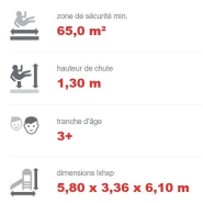 Jeu multi tours en acier inoxydable - Aire de jeux conforme EN1176 - Référence BT11030_5