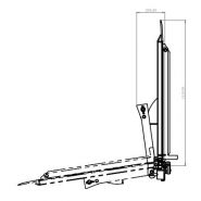 Niveleur de quai mécanique - Alapont - charge max 5000 kg - passerelles manuelles en acier antidérapant_5