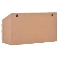 Vidaxl pondoir 4 compartiments 106x40x59 cm bois de pin massif 170657_5