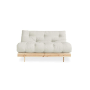 Canapé convertible futon ROOTS - pin massif naturel - couchage 160x200 cm - design japonais et scandinave_5