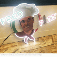 Enseigne Néon LED - Lettres, Rose_5