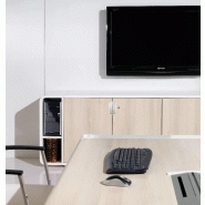 Armoire basse série Open - Mobel Linea - Blanc_5