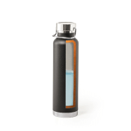 Thermos à double paroi en acier inoxydable - Isolation en cuivre - 650 ml - Noir_5