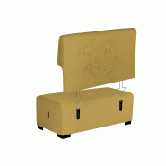 Canapé 2 places jaune safran_5