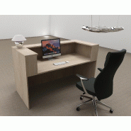 Bureau d'accueil Delta First monocolor - Mobel Linea - 144, Acacia clair_0