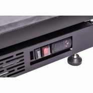 Réfrigérateur 3 portes en verre noir nap-1200 l1600 7455.1920 COMBISTEEL_5