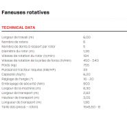 Spider 615/6 HS - Faneuse rotative professionnelle à 6 rotors - Largeur de travail 6 m - SIP_5