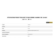 550-9670 godet d'excavation à usage normal - caterpillar finance france - 1300 mm (51 in) - capacité 1.3 m³_5