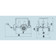 Remorque distributeur de gasoil A.D.R. - 1 essieu non freiné de 750 kg - ECIM - DG ADR 750 SF avec réservoir de 430L_5
