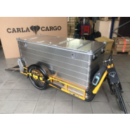 Remorque mécanique pour vélo cargo tractable à la main, conçue pour les déplacements urbains - Capacité 200kg - Carla compétition JHOG_5