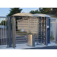 Tourniquet Passe-Vélos TS 120 PMR-V - avec portillon motorisé et passage PMR_6