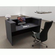 Bureau d'accueil Delta First monocolor - Mobel Linea - 164, Anthracite_0