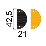 Ralentisseur 5 cm en PVC recyclé - Résistance jusqu'à 40T - RAL M50 - ADS Equipements Eurl_5