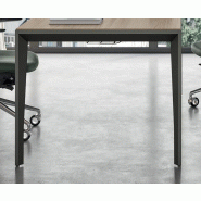 Table de réunion design X5 - Officity - Non, Anthracite, Eucalyptus 53_5