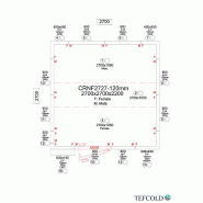 Chambre froide négative 11,86 m3 (2700 x 2700 x 2200 mm) avec monobloc de paroi_5