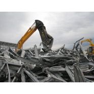 Pince pour démolition d’acier compatible mini-pelle