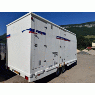 JCR M490PA Remorque cabane de chantier 2 essieux_5