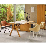 Bureau de direction moderne avec pieds en bois - Viga_5