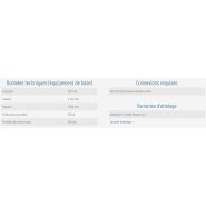 Fourche double pour balles agricoles enrubannées