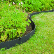 Nature bordure de jardin décorative 0,13x12 m 3 mm noir 446391_5