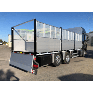Plateau-ridelles pour poids lourds  ptac 12 à 26000kg - hpc