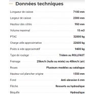 Rollroc 7100 - bennes tp - rolland - charge utile approximative : 22600 kg_5