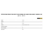 Godet d'excavation à usage normal avec lame de nivellement - caterpillar finance france - 1 300 mm (51,2 in) - capacité 1.43 m³_5