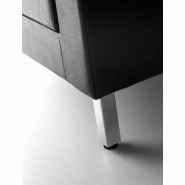 Fauteuil d'attente en cuir OXEL - Sokoa._5