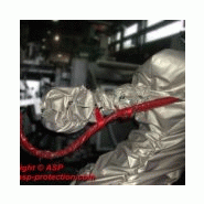 Housse pour robots en zone de coulée et coulée sous pression - Tissu aramide TIFFON-R et TKS-ALU - Haute résistance thermique_5