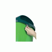 Corbeille plastique 50l xerios vert vert plastique rossignol_5