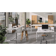 Table haute polyvalente NOVA - idéale pour salles d'étude, réunions, conférences, formations ou bibliothèques_5