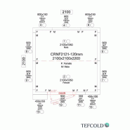 Chambre froide négative 6,78 m3 (2100 x 2100 x 2200 m) avec monobloc de paroi_5