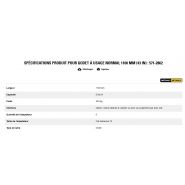 571-2862 godet d'excavation à usage normal - caterpillar finance france - 1100 mm (43 in) - capacité 0.68 m³_5