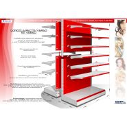 Meuble de présentation modulable pour linéaires de vente