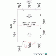 Chambre froide négative 6,6 m3 (1800 x 2400 x 2200 mm) avec monobloc de paroi_5