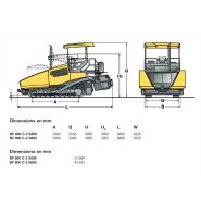 Finisseur autoroutier BF 800 C-2 - 800 t/h - 21300 kg - Technologie avancée BOMAG_5