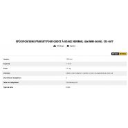 573-4977 godet d'excavation à usage normal - caterpillar finance france - 1200 mm (48 in) - capacité 1.19 m³_5