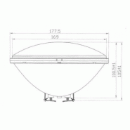 Ampoule PAR56 LED pour piscine - Blanc neutre 35W - Haute intensité - Équivalent 300W_5