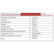 Épierreuse KAPLAN 175 type verger - TUTKUN - largeur 175 cm - profondeur max. 30 cm - déchargement hydraulique_5