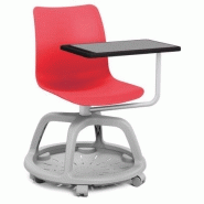 Learn - Chaises spéciales formation avec tablette écritoire, rangement intégré et coque 6 coloris pastel_5