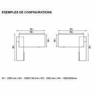 Bureau de Direction Mito réglable en hauteur - MDD - 219, Droite, Sycomore foncé_5