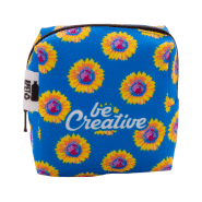 Trousse de maquillage personnalisée - polyester RPET 600D - impression sublimation - forme carrée - 50 pièces minimum_5