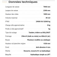 Rollspeed 7845 - Benne agricole Rolland pour transport haute capacité