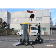 Trottinette industrielle électrique sur-mesure MOBX-H - vitesse maîtrisée, traction jusqu'à 400kg, autonomie jusqu'à 35km_5